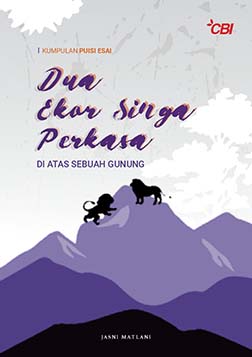Dua Ekor Singa Perkasa di Atas Sebuah Gunung
