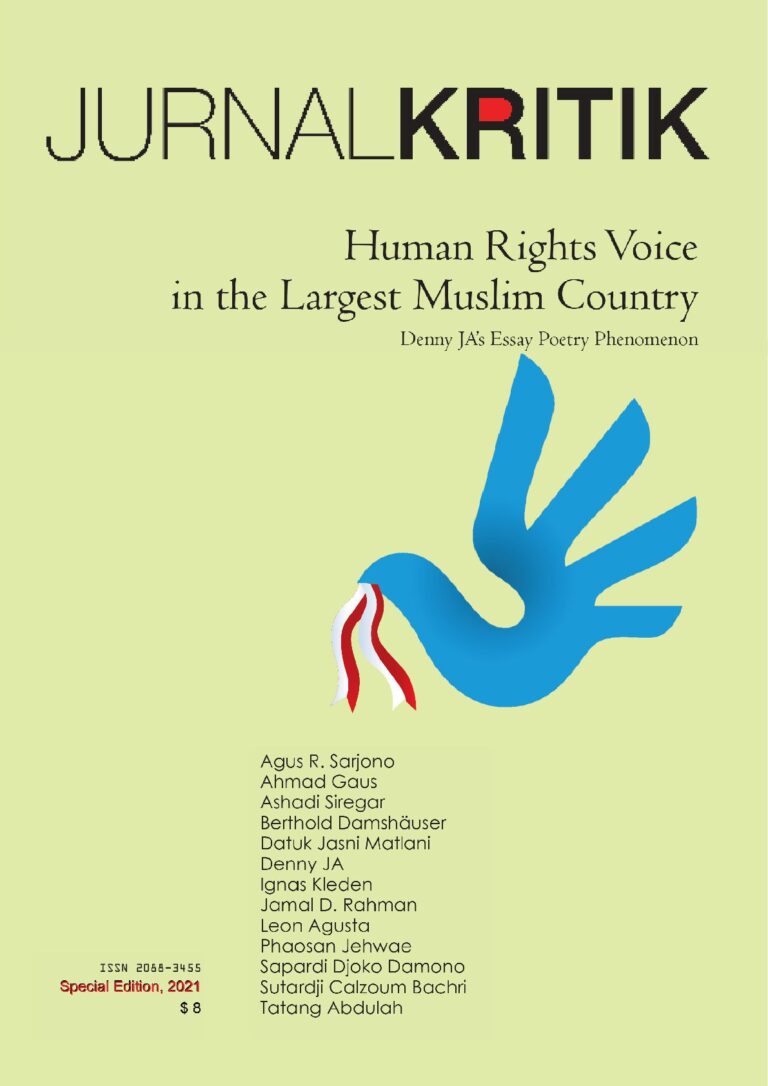 Jurnal Kritik_Human Rights Voice in The Largest Moslem Country_Essay Poetry of Denny JA